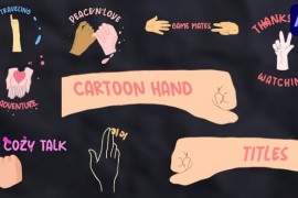 Cartoon Hands Titles for After Effects 48695018