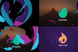 Colorful 2D Cartoon Liquid Logo Opener [Premiere Pro] 46107003