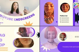 Modern Youtube Endscreens for FCPX 51990349