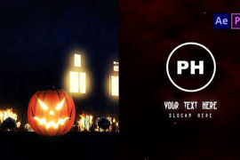 Halloween Dark Logo Reveal 48369047