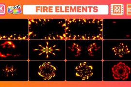 Fire Elements And Backgrounds | FCPX 31209692