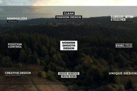 Minimal Titles 2.0 | After Effects 48710123