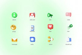 Social Media - Flat Icons 46766013