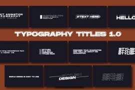 Typography Titles 1.0 | FCPX 46314859