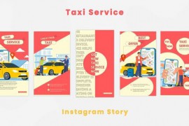 Taxi Service Instagram Story 44420238