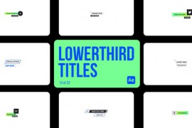 Lowerthird Titles 12 for After Effects 45299202