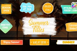 Colorful Summer Titles | FCPX 28142377