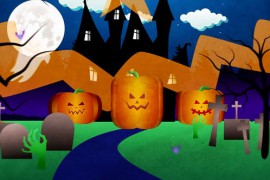 Halloween TV Cartoon Logo Opener 47988374