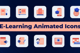 E-Learning Animated Icons 50856878