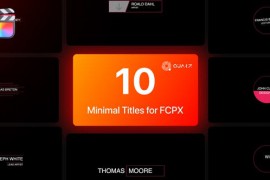 Minimal Titles for Final Cut Pro X Vol. 02 44977302