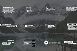 Animated Titles v1.0 | AE 51421438