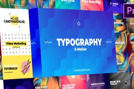 X-Motion Typography | Premiere Pro 27595711