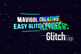 Glitch Logo Reveal 46858525