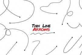 Thin Line Arrows 51886097