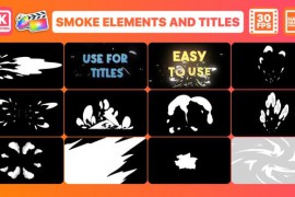 Smoke Elements and Titles | FCPX 33071609