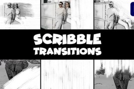 Scribble Transitions | Premiere Pro MOGRT 48381846