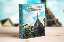 Travel Landscape Hollywood Film Look Moody Blue Drone LUTs Pack 48592950