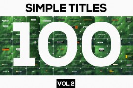 100 Motion Titles and Lowerthirds Vol.2 15506926