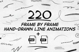 220 Frame By Frame Animated Lines 50034074