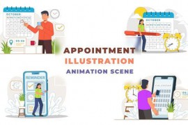 Meeting Appointment Animated Scene 43663775