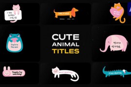 Cute Animal Titles | After Effects 48798792