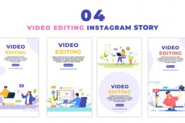 Video Editor and Motion Graphics Artists Character Instagram Story 48058014