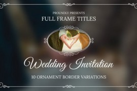 Full Frame Wedding Invitation 43126040