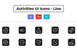 Activities UI Icons - Line 44577066