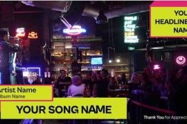 Electric Music Lower Third Motion 56329571