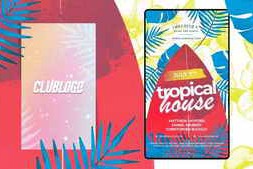 Free Download:Animated Tropical Club Flyer Template 59547501