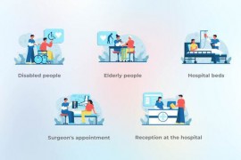 Reception at the hospital - Flat concept 42613474