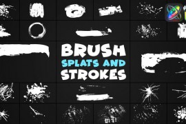 Hand-Made Brush Splats And Strokes | FCPX 51474114