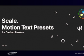 Scale Motion Text Presets Vol. 10 for DaVinci Resolve 47355663