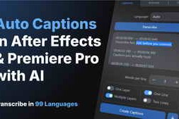 Free Download:Aescripts – Voice2Captions v2.1.0