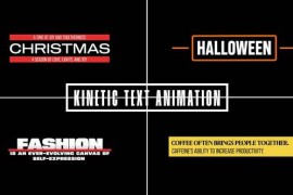 Kinetic Text Animation 48650780