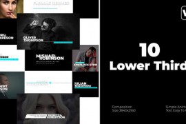Minimal Lower Thirds | Premiere Pro Templates 42275454