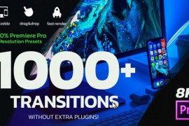 1000 Premiere Pro Transitions | Motion Design Presets | Resizable 26058666