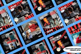 Voster Hype Kinetic Typography Posts | Mogrt 50187314