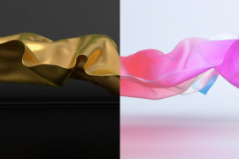 Cloth tear logo reveal (Gold and Colorfull) 46131946
