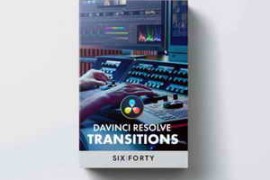 640studio – 40 Transitions Pack for Davinci Resolve
