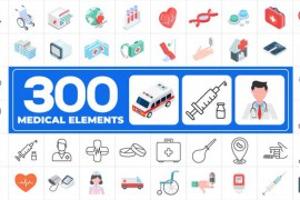 300 Icons Pack - Medical Elements 47092575