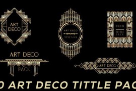 50 Art Deco Title 21744727