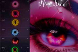 Iris Kit – Brushes Pack for Photoshop/Procreate/Medibang