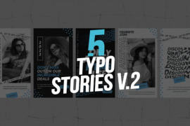 5 Typo Stories V.2 | Premiere Pro 45235984