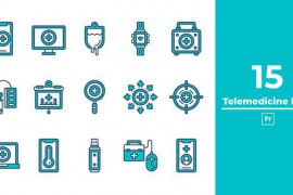 Telemedicine Icon Premiere Pro 50382128