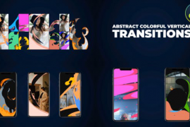 Abstract Colorful Vertical Transitions | DaVinci Resolve 51933129