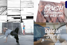 Brush Backgrounds And Overlays | Premiere Pro MOGRT 47394957
