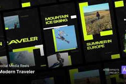 Free Download:Reels - Modern Traveler Effect After Effects Project Files 59248307