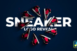 Sneaker Shoes Logo Reveal 51899744