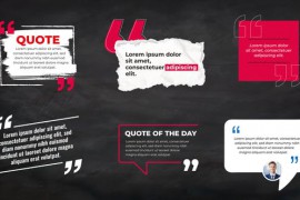 Trendy Quotes Titles | Corporate Text Pack 45692772